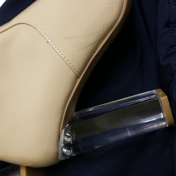 Uber-Cool Sam Edelman Lucite-heeled boots, size 8.5 - Picture 4 of 8